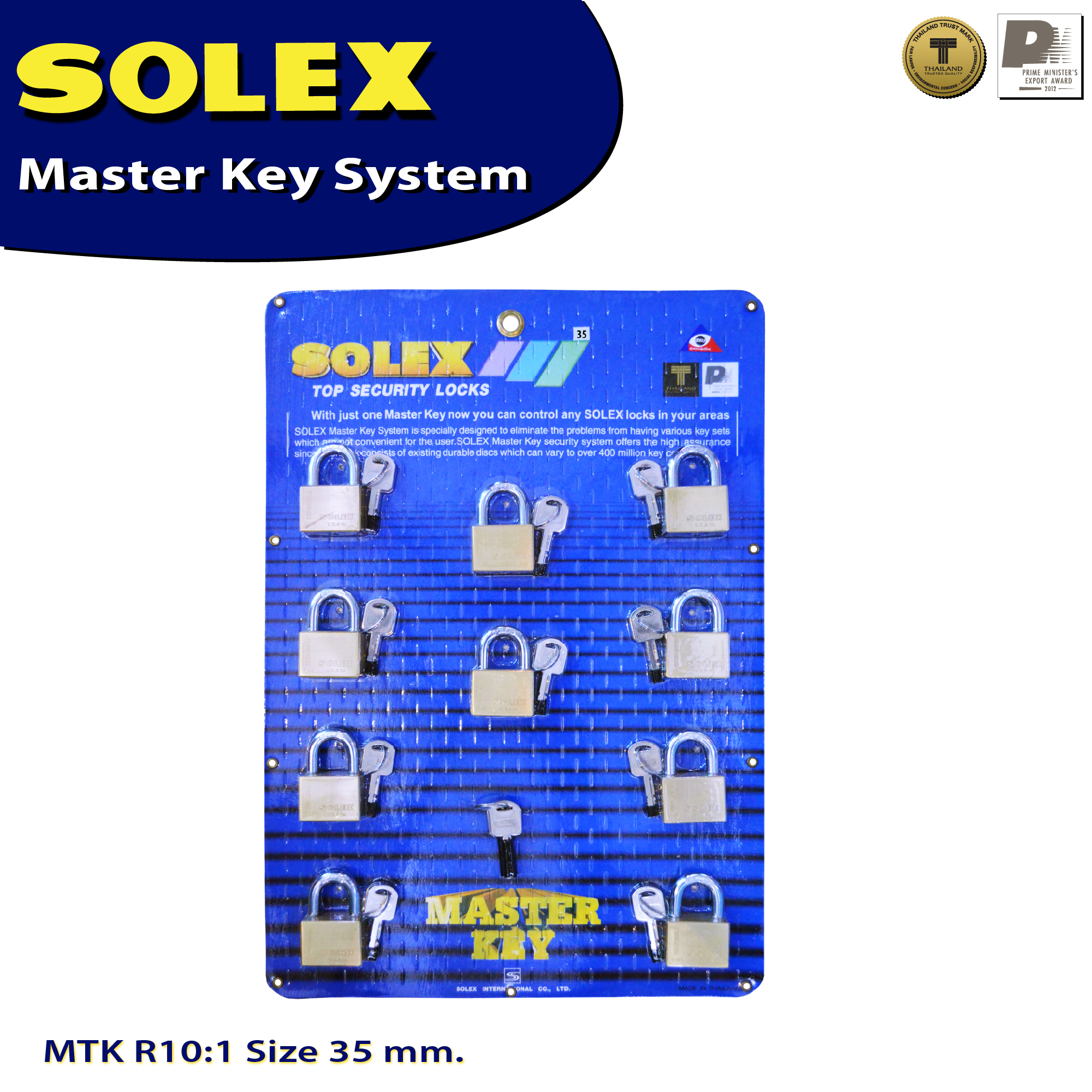 Solex Master Key 10:1 ราคา 3,872 บาท*ส่งฟรี