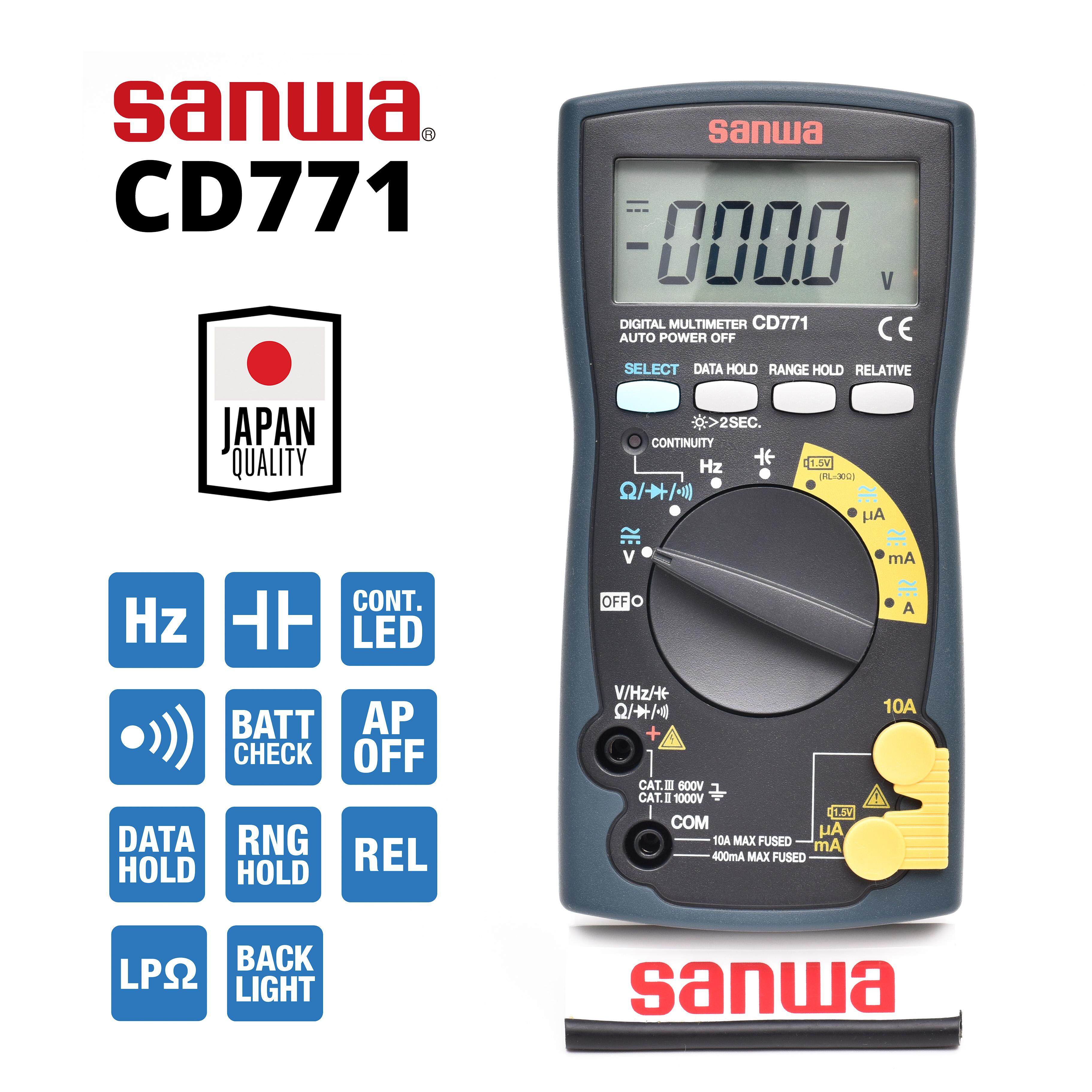 Sanwa CD771 ดิจิตอล มัลติมิเตอร์