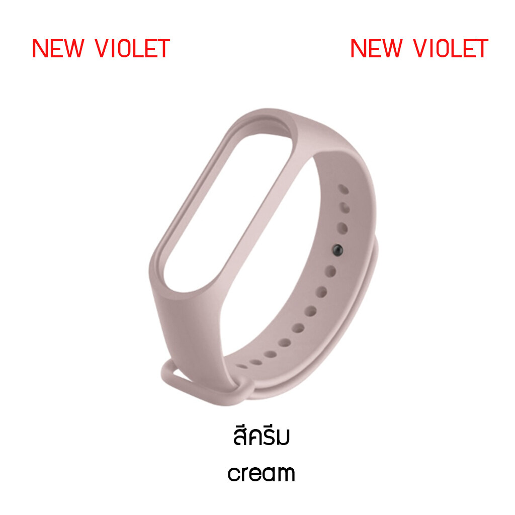 สาย สายเปลี่ยน สายรัดข้อมือ Wristband Strap for Xiaomi Mi Band 4 สายสำหรับเปลี่ยน Xiaomi Mi Band 4