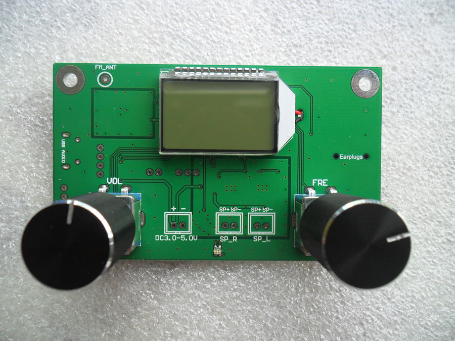 ชุดภาครับ FM 76-108 MHz มีขยายเสียง 3+3 วัตต์ ในตัว (ประกอบแล้ว)