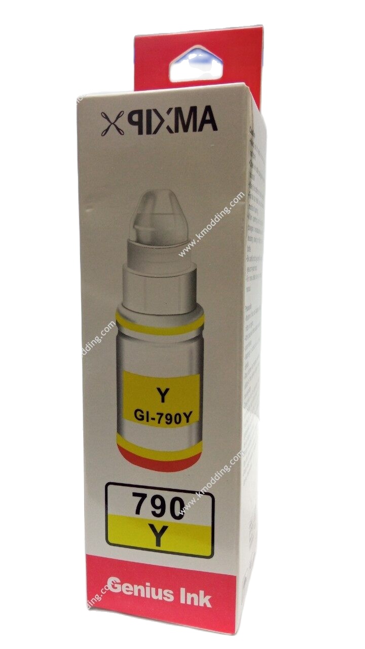น้ำหมึกเติมแท้งค์ cannon GI-790Y (Y) 70ml. ราคา 155 บาท*ส่งฟรี