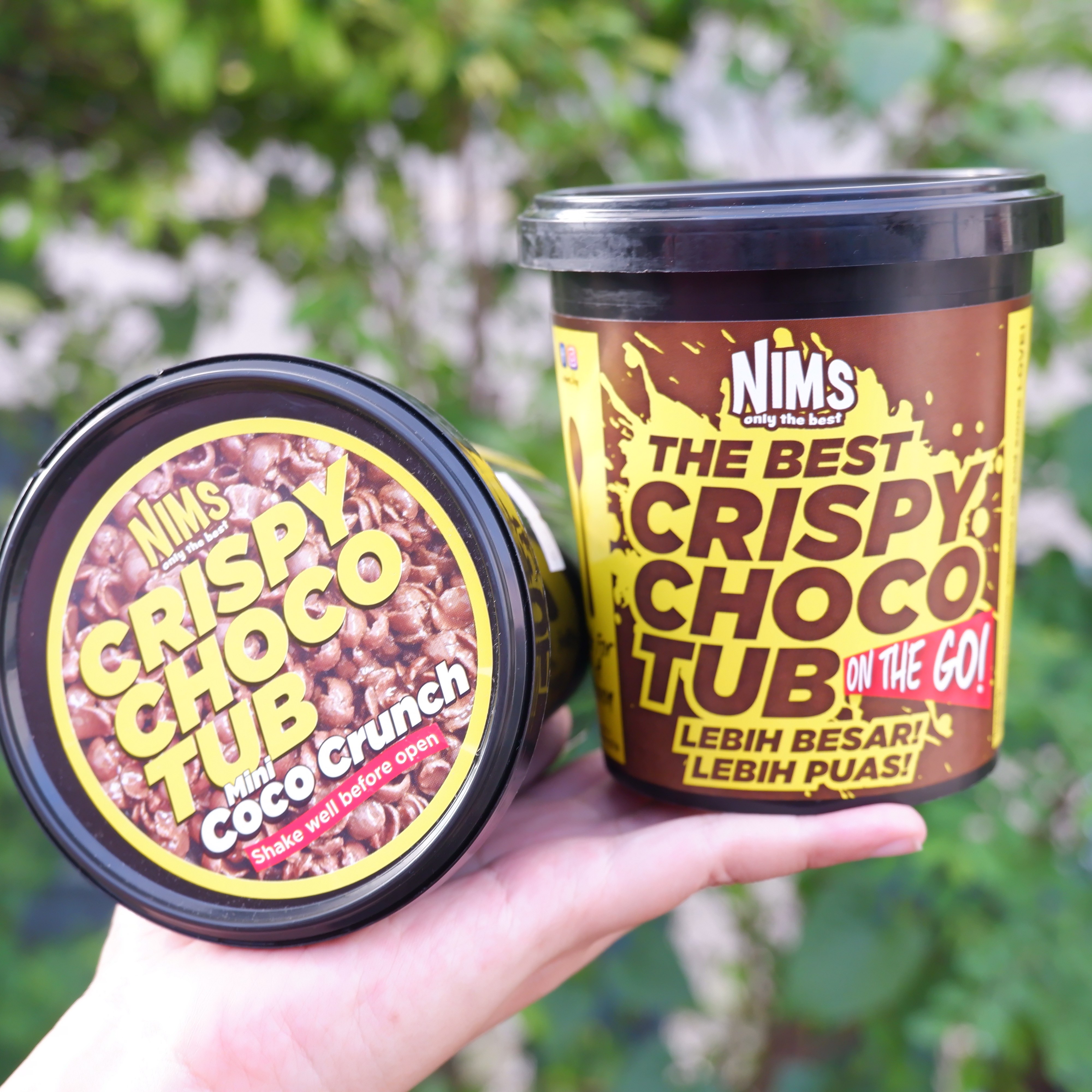 NIMS Crispy Choco Tubs โกโก้ครันซ์ราดช็อกโกแลต (Coco Crunch)