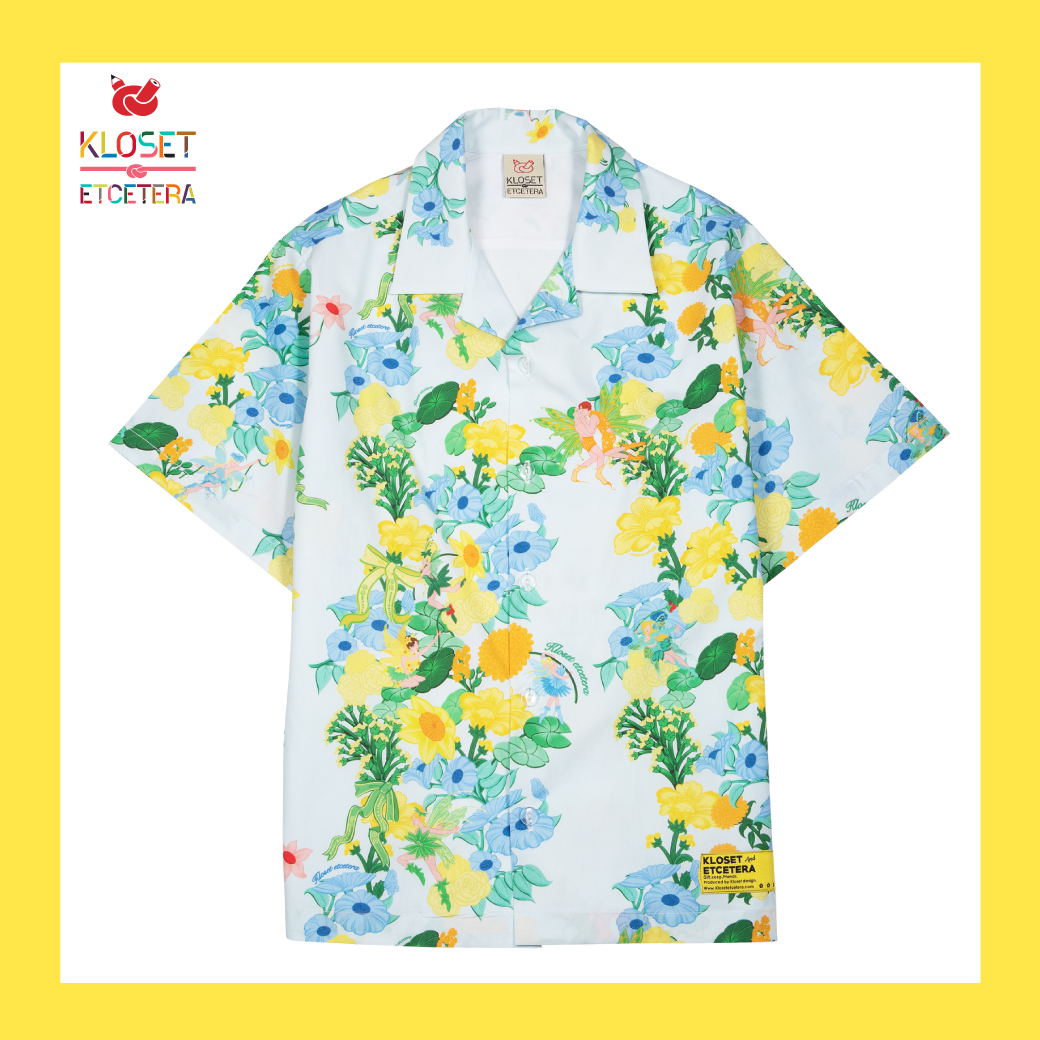Kloset & Etcetera Garden Fairy Hawaii Shirt เสื้อเชิ้ตฮาวาย ราคา 1,608 บาท*ส่งฟรี