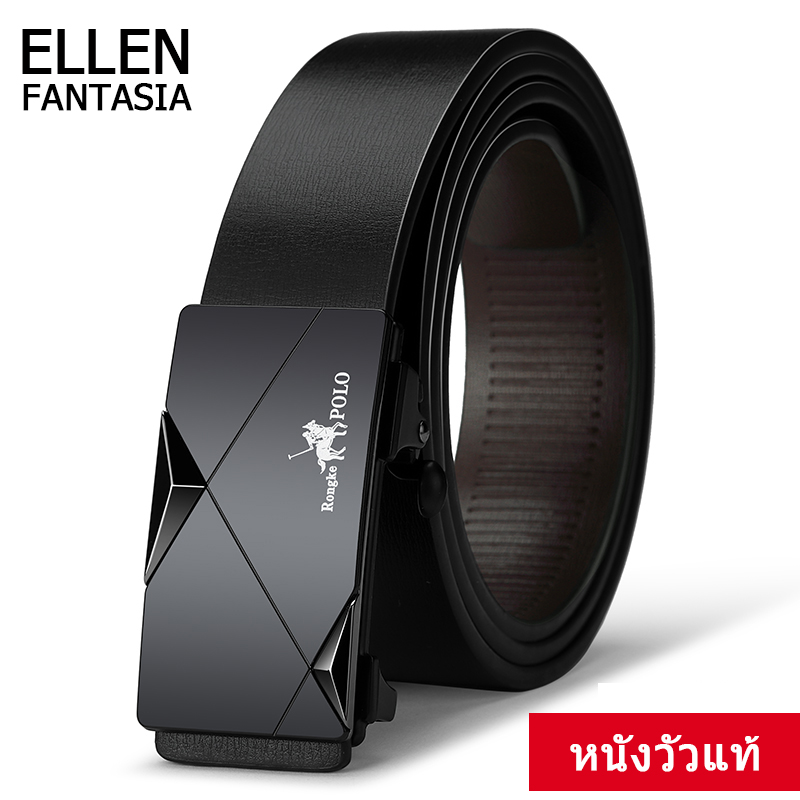 ELLEN Fantasia เข็มขัดแฟชั่น หัวเข็มขัดอัตโนมัติ เข็มขัดผู้ชายอ้วน เข็มขัดผู้ชายหนังแท้ เข็มขัดผู้ชาย เข็มขัดผู้ชายแฟชั่น เข็มขัดหนังวัวแท