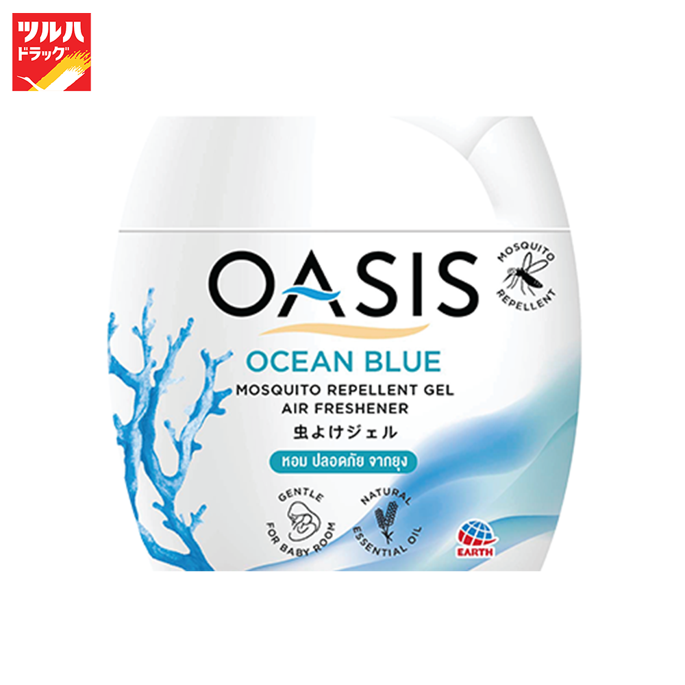 Oasis Mosquito Repellent Gel Ocean Blue 180 g. / โอเอซิส เจลไล่ยุง โอเชี่ยน บลู 180 กรัม