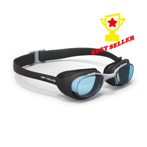 สินค้า แว่นตาว่ายน้ำ (สีดำ) สำหรับผู้ใหญ่ และ เด็กโต   ทนทาน  !!! สินค้าแท้ 100% ขายดี !!!  SWIMMING GOGGLES  XBASE  BLACK