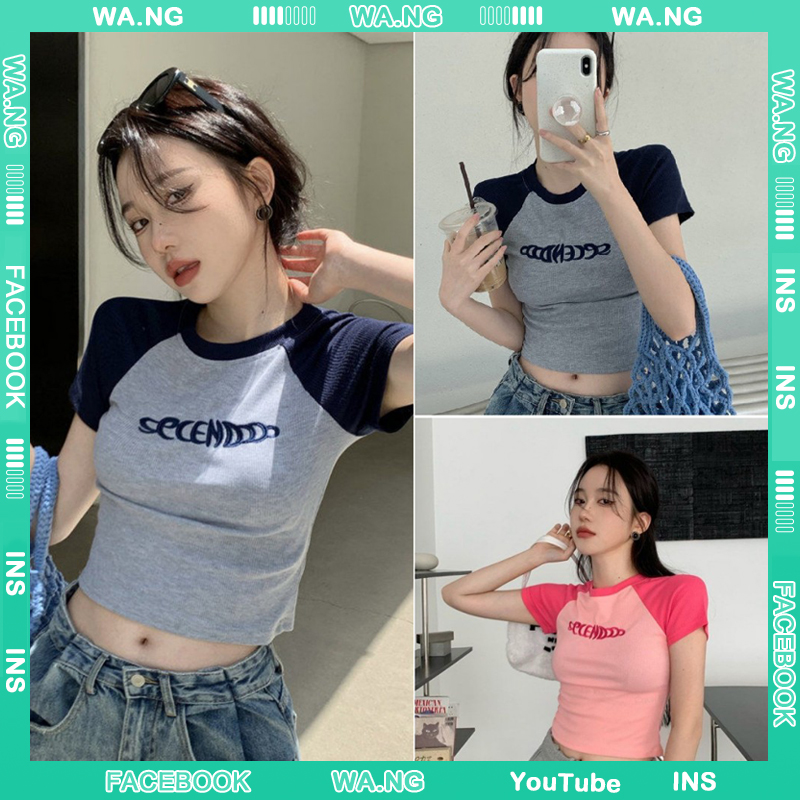 เสื้อยืดแฟชั่นฤดูร้อนสไตล์เกาหลี น่ารักT-shirt แฟชั่นแขนสั้น เสื้อยืดผู้หญิง ผ้าเนื้อดี ราคา 69 บาท*ส่งฟรี