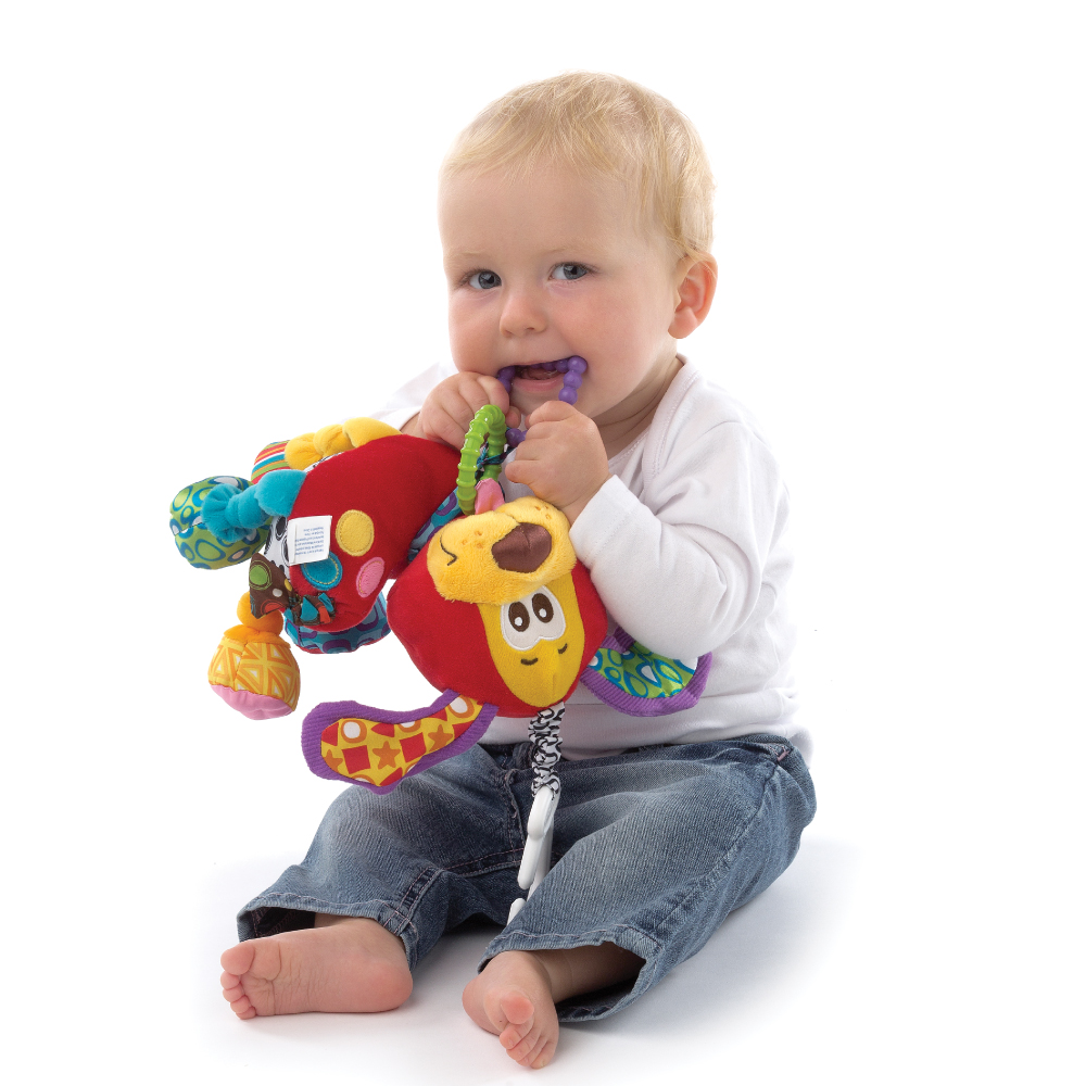 Playgro Activity Friend - Pooky Puppy ของเล่น ตุ๊กตาน้องหมา ที่แขวนรถเข็นเด็ก ราคา 875 บาท*ส่งฟรี