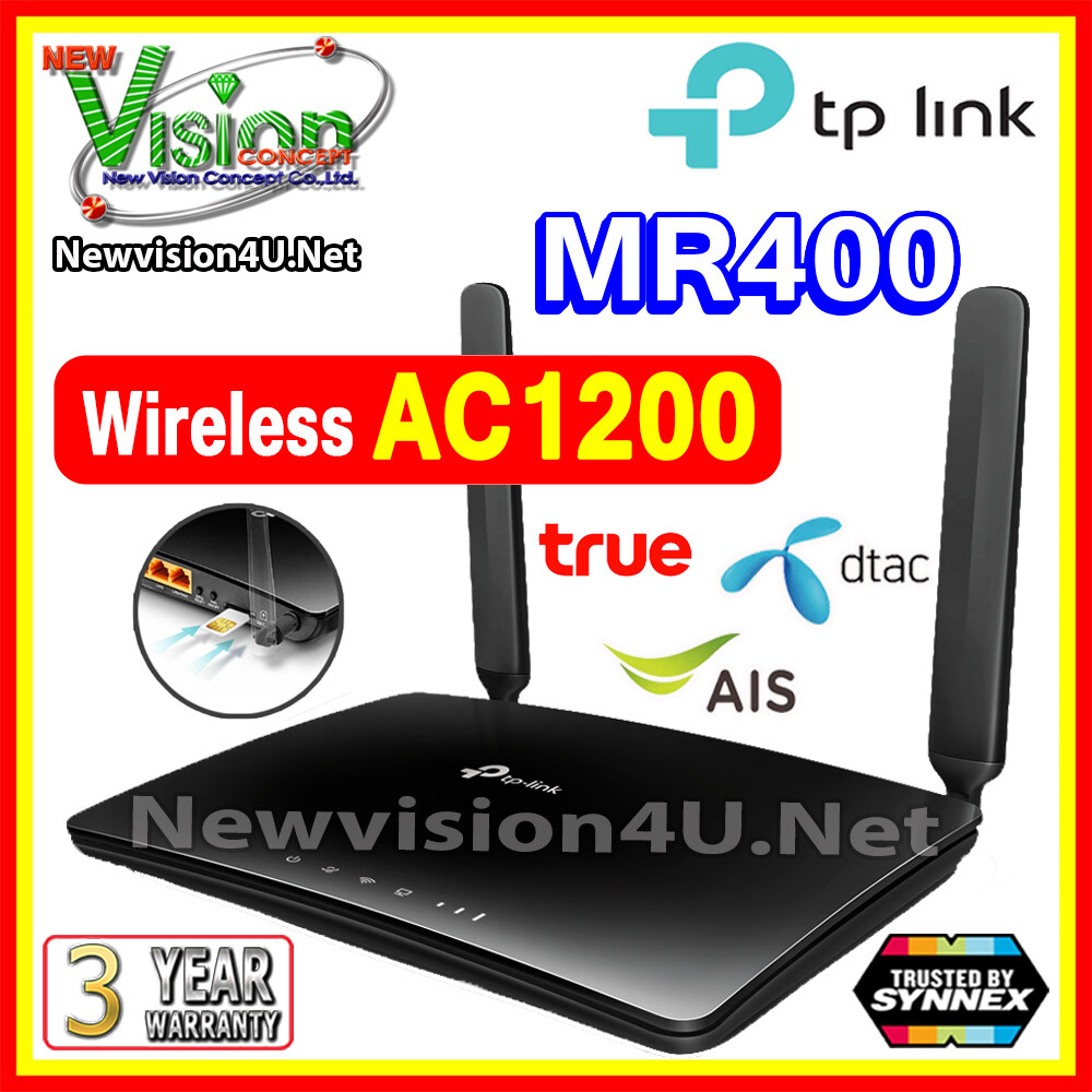 [BEST SELLER] TP-LINK ORIGINAL ARCHER MR400 WIRELESS AC1200 4G LTE Router LATEST VER. [ เราเตอร์ใส่ซิม ] จัดส่งโดย Kerry Express