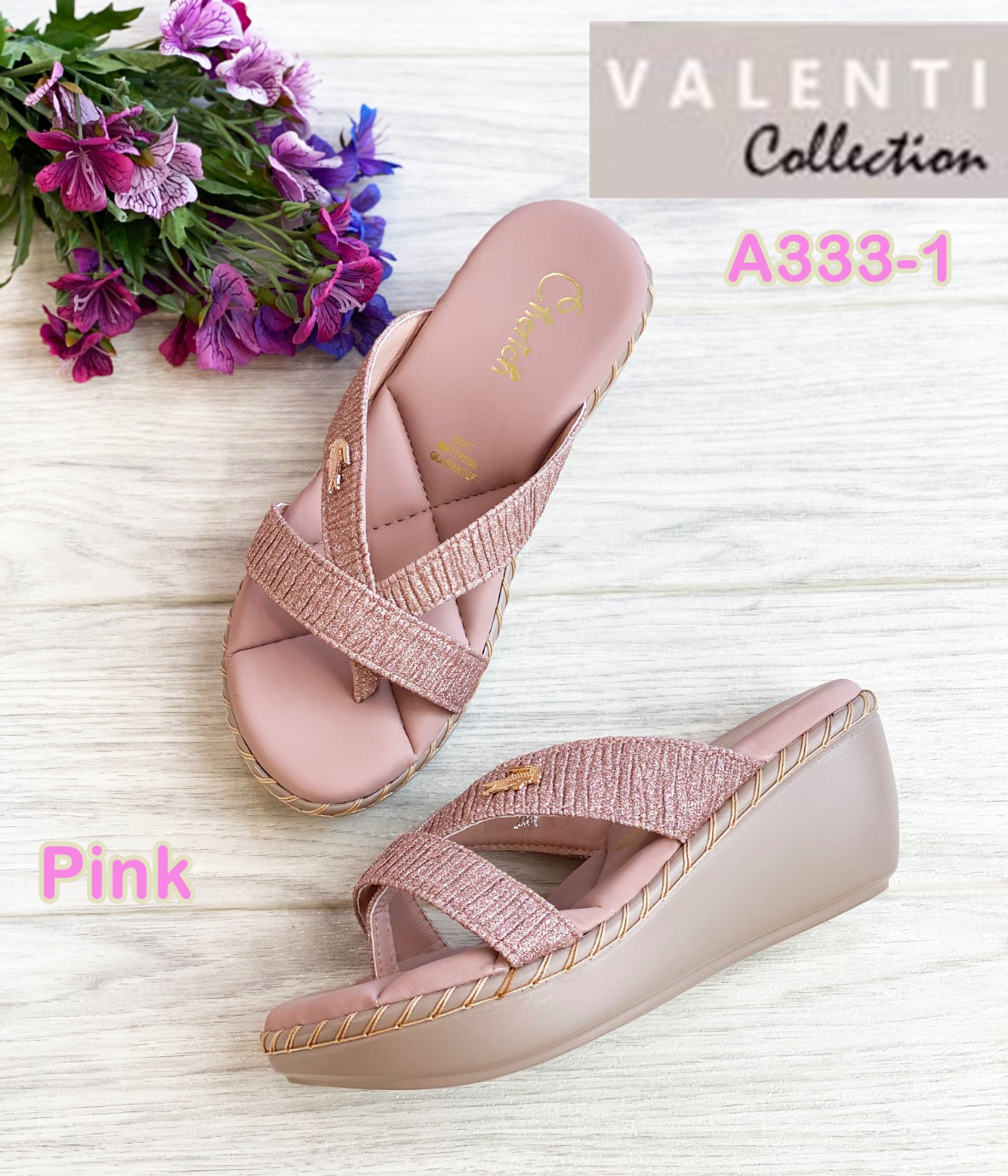 Valenti Collection รองเท้าเพื่อสุขภาพ Health & massage Therapy super soft  รุ่นขายดี นุ่มมาก เบา ใส่สบาย รุ่น A333-1