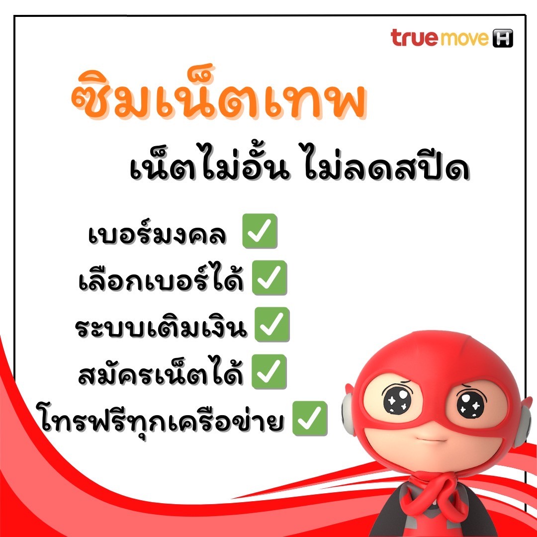 อุปกรณ์ไอทีและแก็ดเจ็ต True ทรู เลขสวย เลขเด็ด ระบบเติมเงิน (ชุดเลข 29)