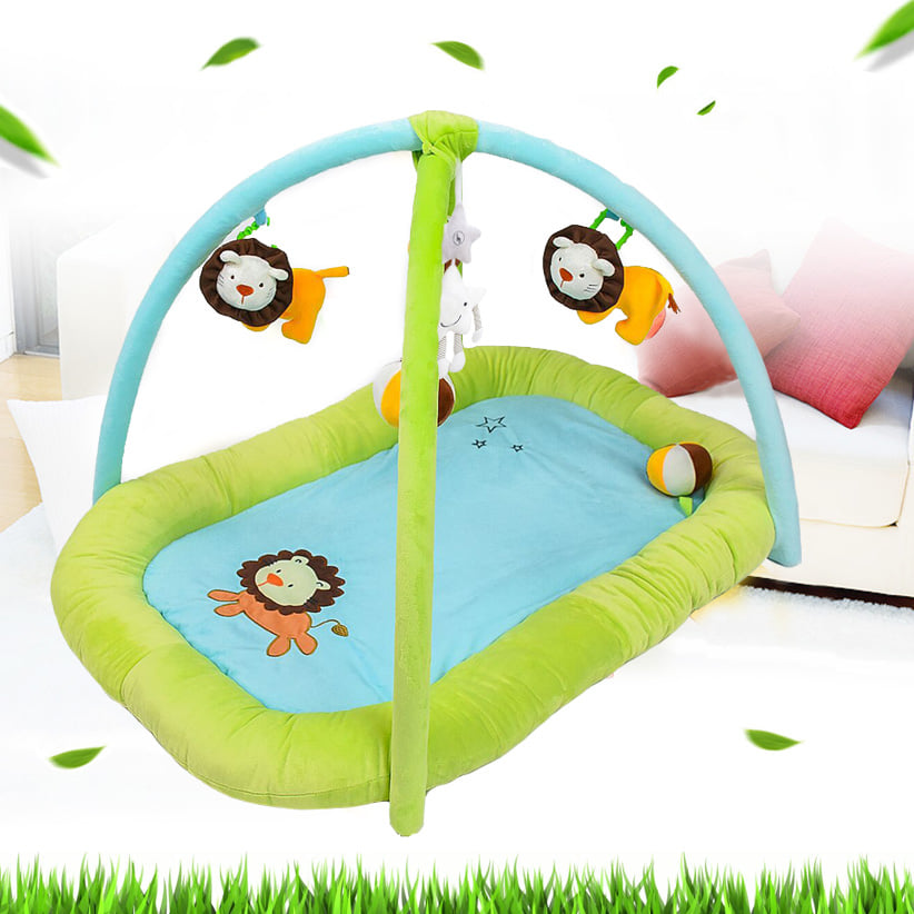 Smart Kiddy Shop เพลยิม (Play gym) เพลแมท (Play mat) ที่นอนเด็ก เบาะรองนอน โมบายดนตรี ของเล่นเสริมพัฒนาการ lion