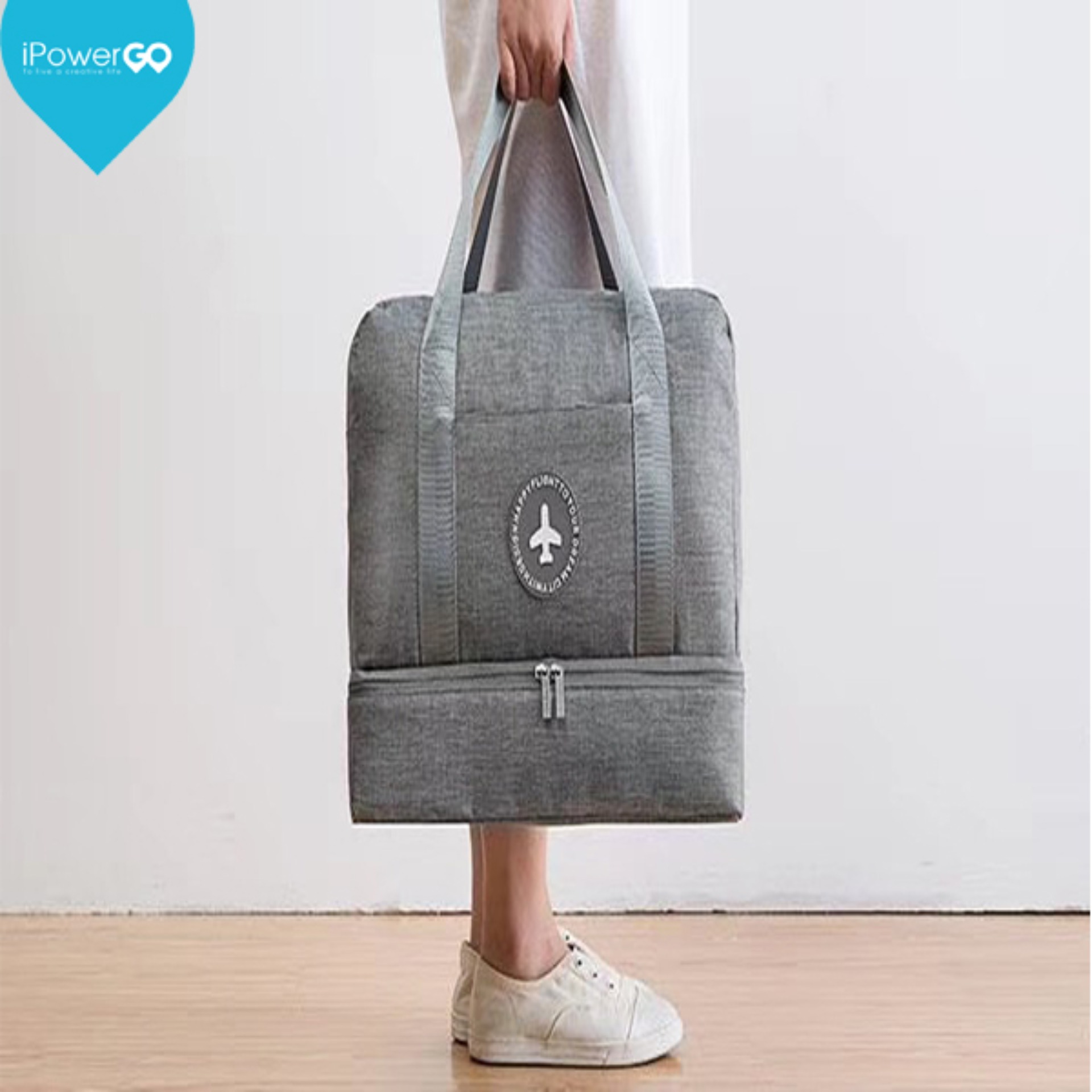 Fitness & Travel Bag กระเป๋าหิ้วเดินทาง และฟิตเนส By iPowerGo