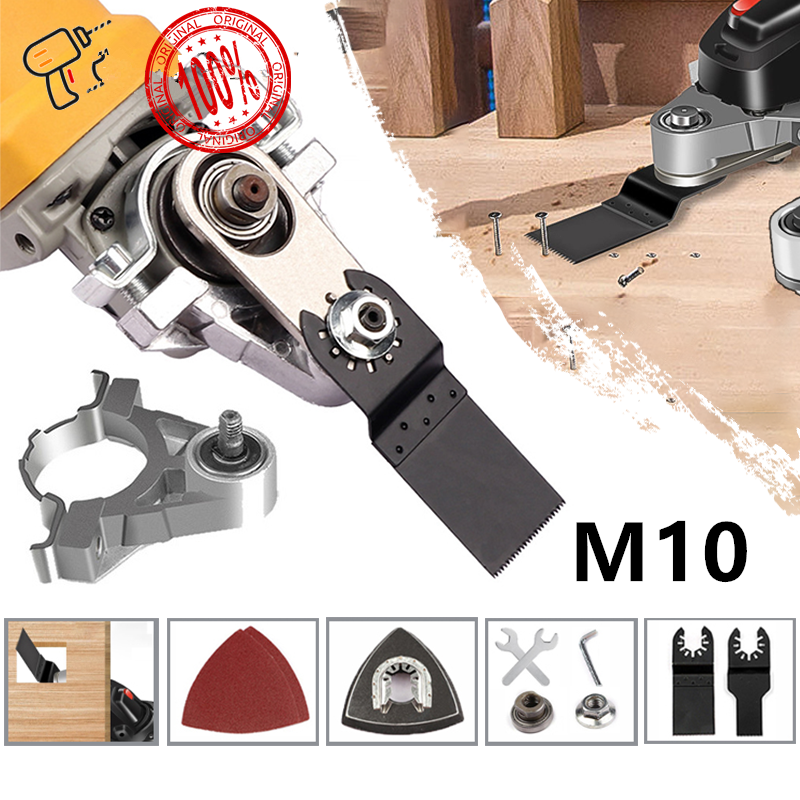 Đầu Chuyển Đổi Máy Mài Thành Máy Cưa Cắt Rung Đa Năng Gắn Máy Mài Cắt Cầm Tay