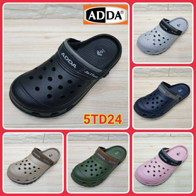 ADDA รองเท้าหัวโต รุ่น 5TD24 รองเท้าผู้ชาย รองเท้าแตะแบบสวม แบบลำลอง บอร์ 4-10