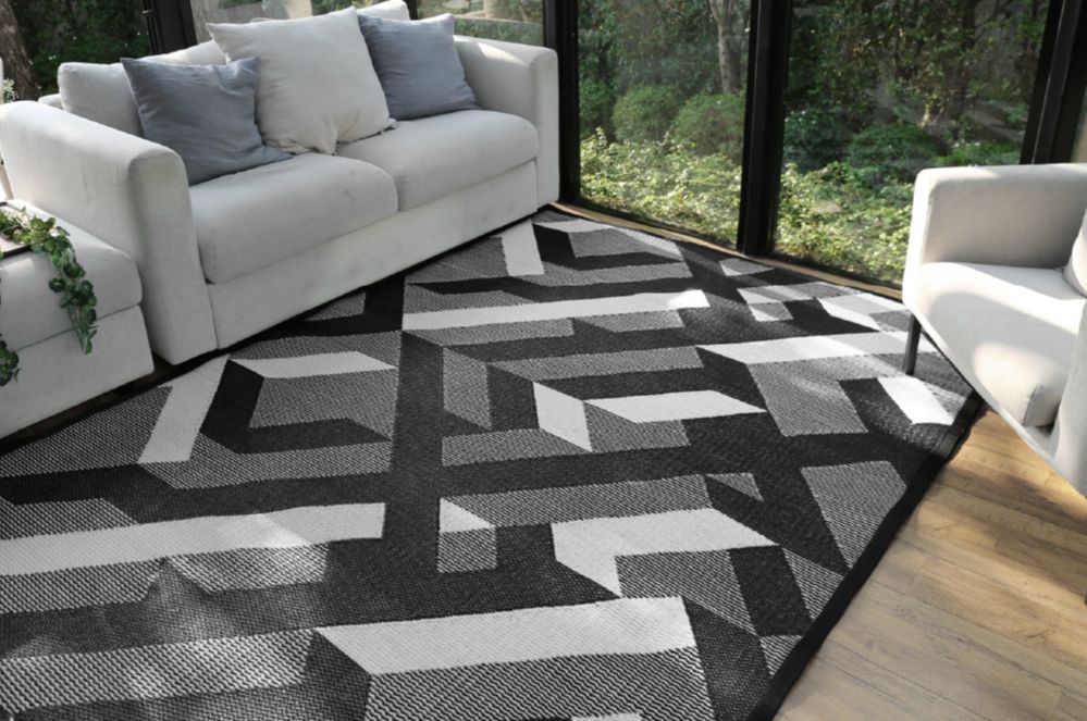 PDM เสื่ออเนกประสงค์ เสื่อตกแต่ง เสื่อแทนพรม เสื่อแต่งบ้าน ลาย Avalon Size L 180 x 270 cm ราคา 2,600 บาท*ส่งฟรี