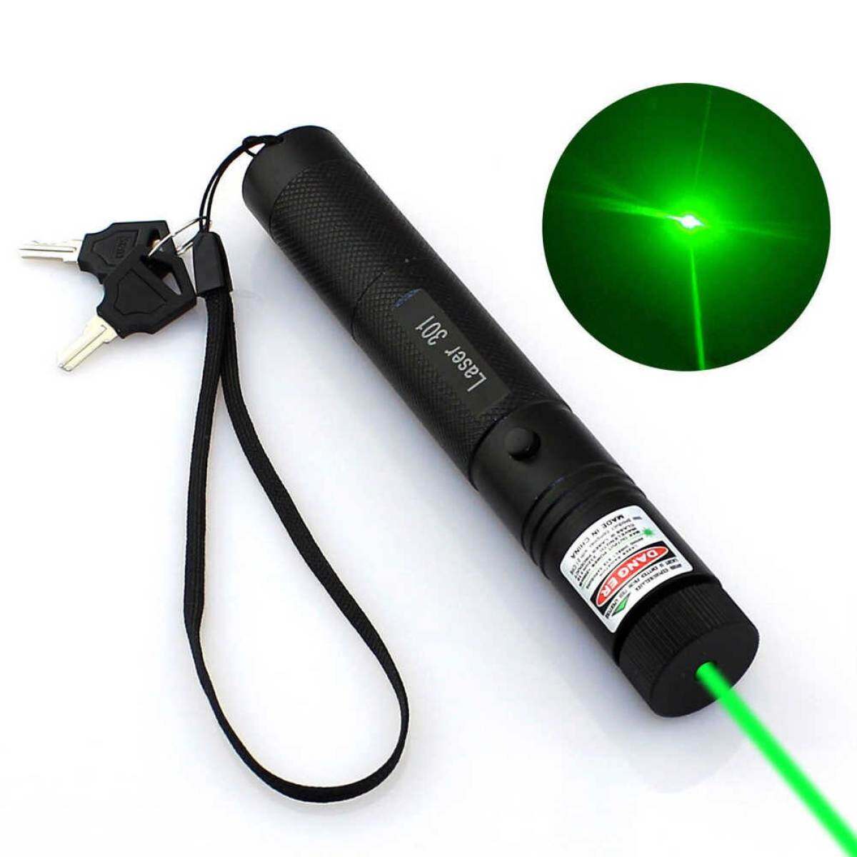 Gadget Laser Torch Green เลเซอร์แสงสีเขียว รุ่น 303 (Black)