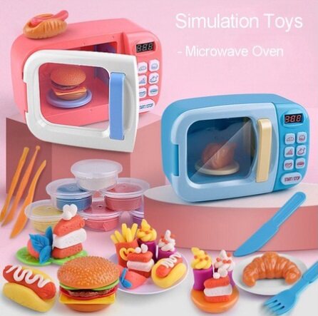 ชุดไมโครเวฟ สำหรับเด็ก Microwave Kitchen Play Set for Kids