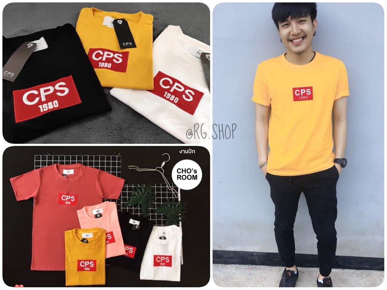 CPS-CHAPS (1980)  เสื้อยืด-แขนสั้น Cotton100%