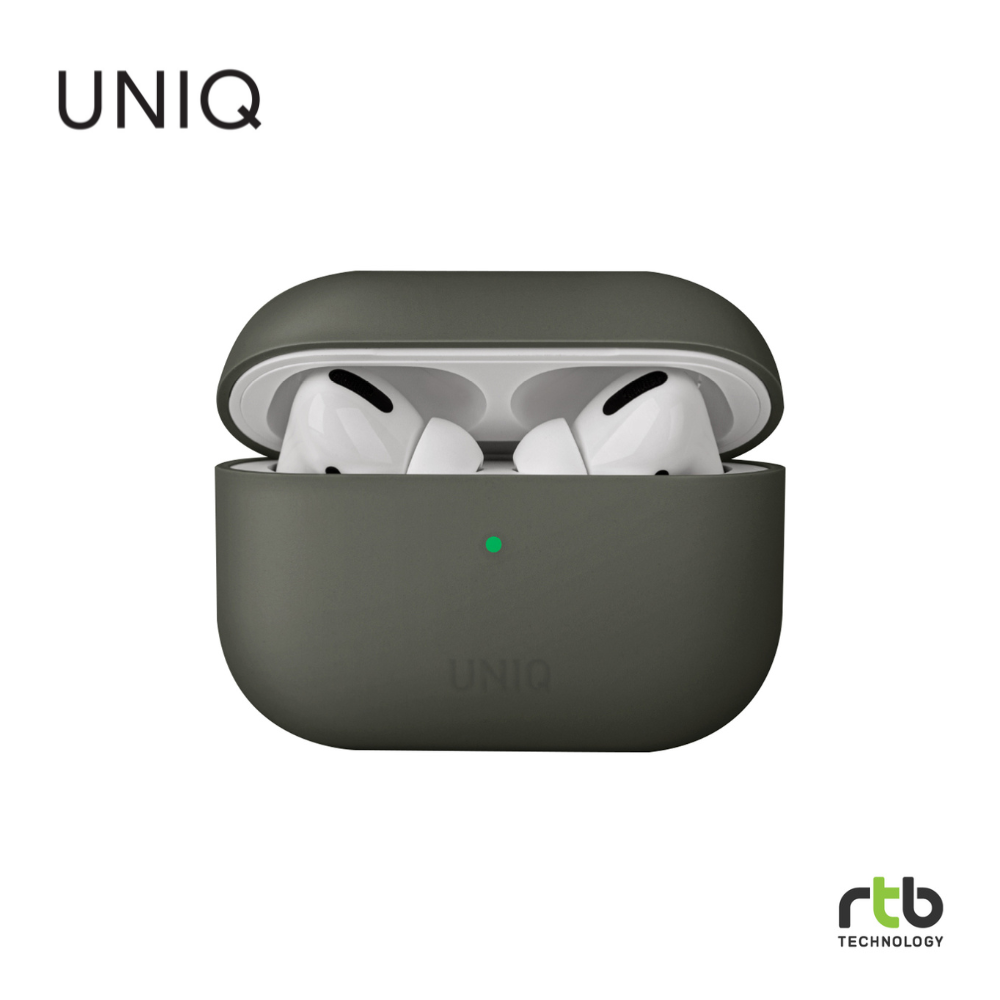 UNIQ เคส Apple Airpods Pro รุ่น Lino - Moss (Grey) ราคา 390 บาท*ส่งฟรี