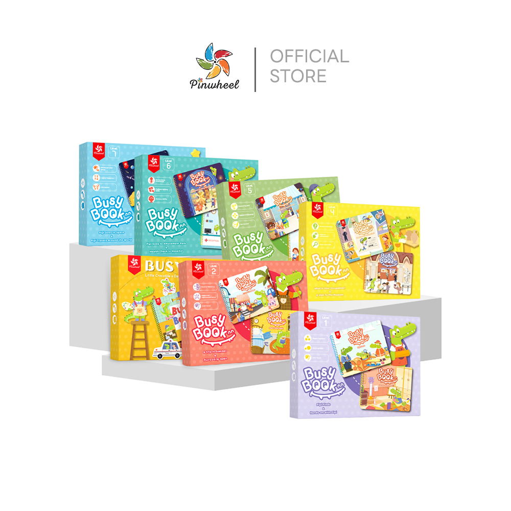 Pinwheel - เซตสื่อพัฒนาความรู้สำหรับเด็ก Little Crocodile Busy Book ราคา 490 บาท*ส่งฟรี