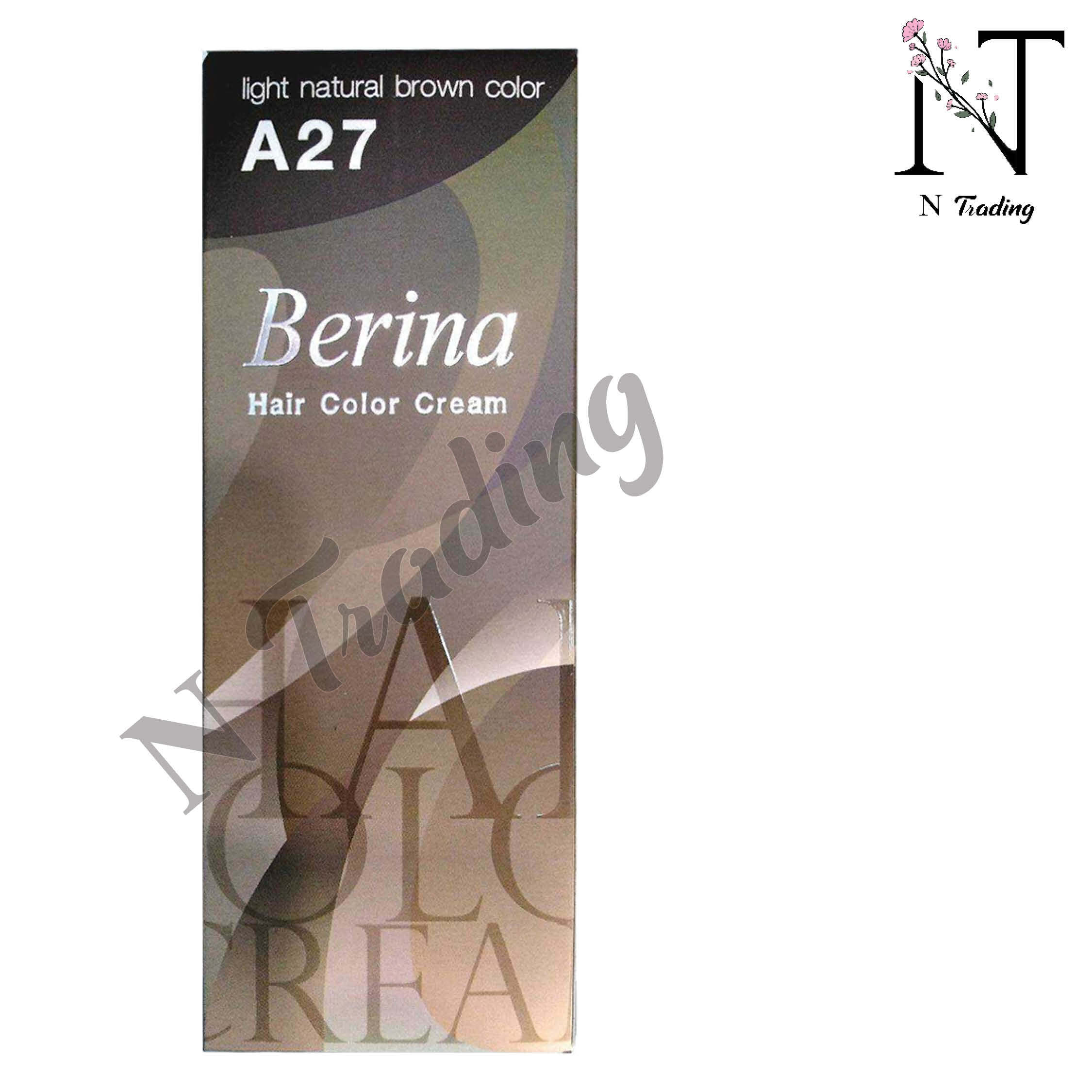 เบอริน่า ครีมย้อมผม / Berina Hair Color Cream ปริมาณสุทธิ 60 กรัม