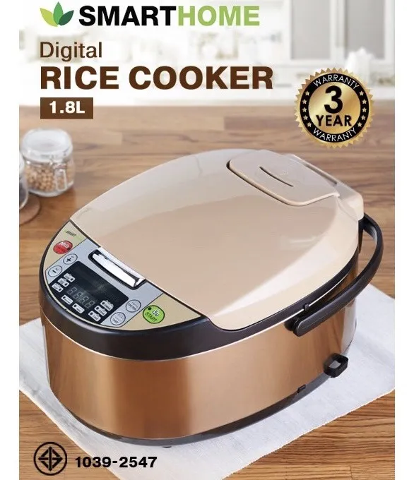 SMARTHOME Digital rice cooker หม้อหุงข้าวดิจิตอล รุ่น SM-RCD904 Gรับประกัน 3 ปี