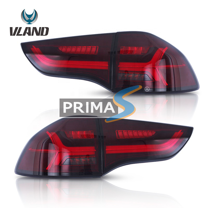Tail Lights + Red Lights Mitsubishi Pajero Year 2010 Color Red+Smoke V3 100% Genuine Vland Work / Yab-Pj-0180B ราคา 6,000 บาท*ส่งฟรี