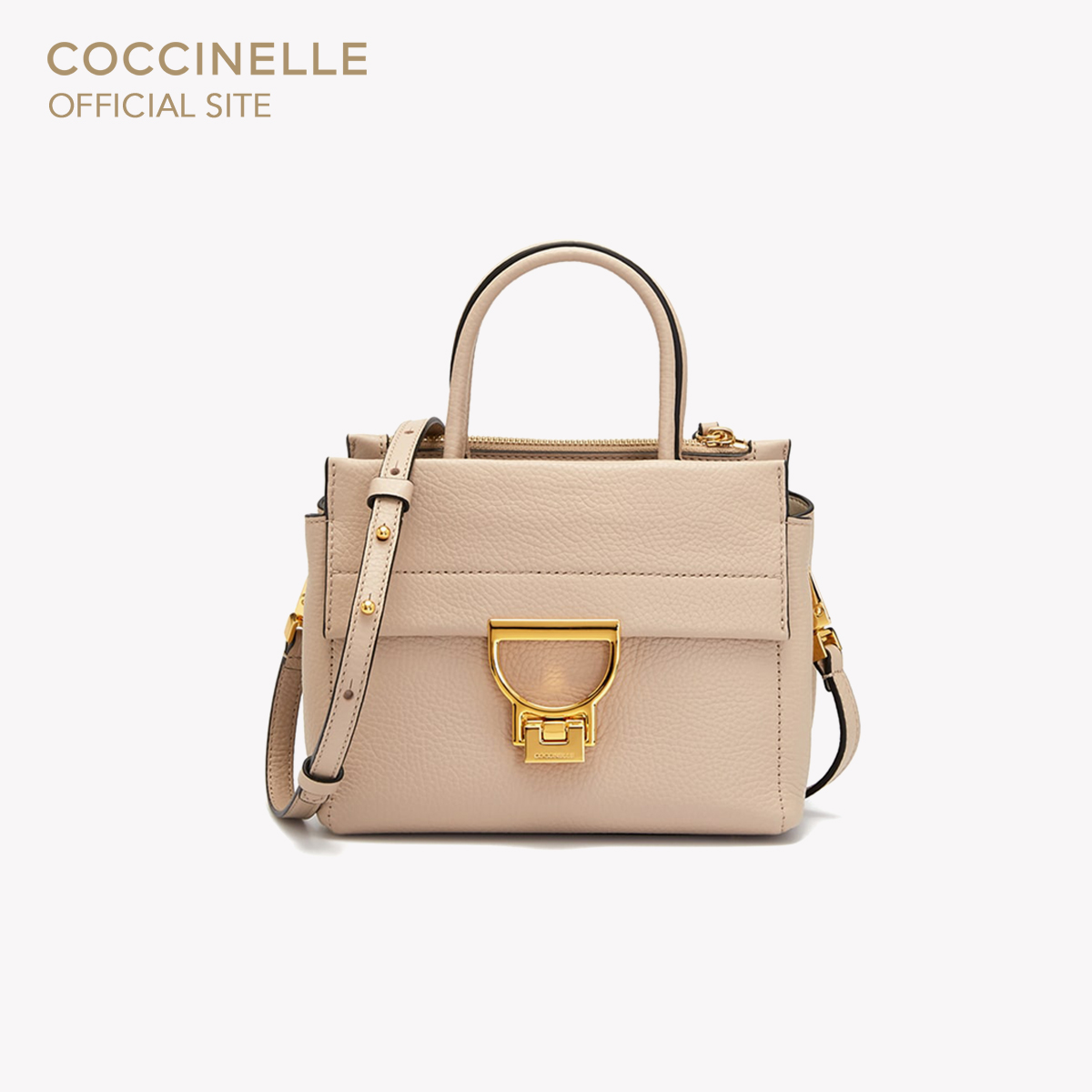 COCCINELLE ARLETTIS HANDBAG 180201 POWDER PINK ราคา 14,900 บาท*ส่งฟรี