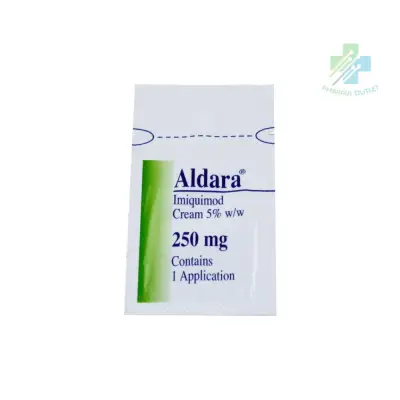 ALDARA CREAM 250MG 5% อัลดาราครีม หูดหงอนไก่ (1ซอง)