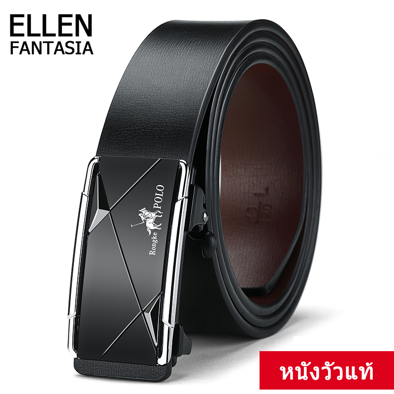 ELLEN Fantasia เข็มขัดแฟชั่น หัวเข็มขัดอัตโนมัติ เข็มขัดผู้ชายอ้วน เข็มขัดผู้ชายหนังแท้ เข็มขัดผู้ชาย เข็มขัดผู้ชายแฟชั่น เข็มขัดหนังวัวแท