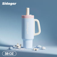 Sidagar 1100ml กระติกน้ำเก็บเย็น24ชม. เคลือบเซรามิก ล้างง่าย BPA Free