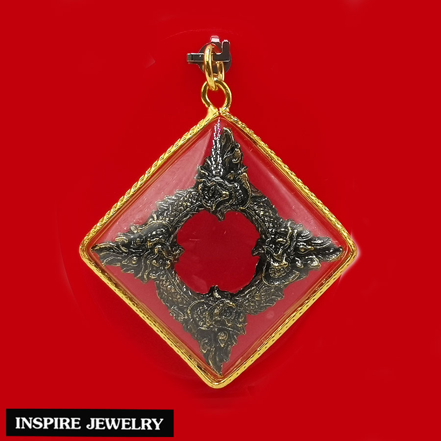 Inspire Jewelry ,Brass Dargon Pendant for extremely auspicious and promote tons of good luck.  (Thai Quality)