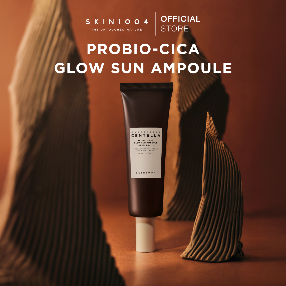 Skin1004 Madagascar Centella Probio-Cica Glow Sun Ampoule Spf50+ Pa+++ 50ml. Serum Protects the Skin from Uva and Uvb Rays and Nourishes the Skin in One Step. with Extracts from Natural Centella Asiatica. ราคา 804 บาท*ส่งฟรี