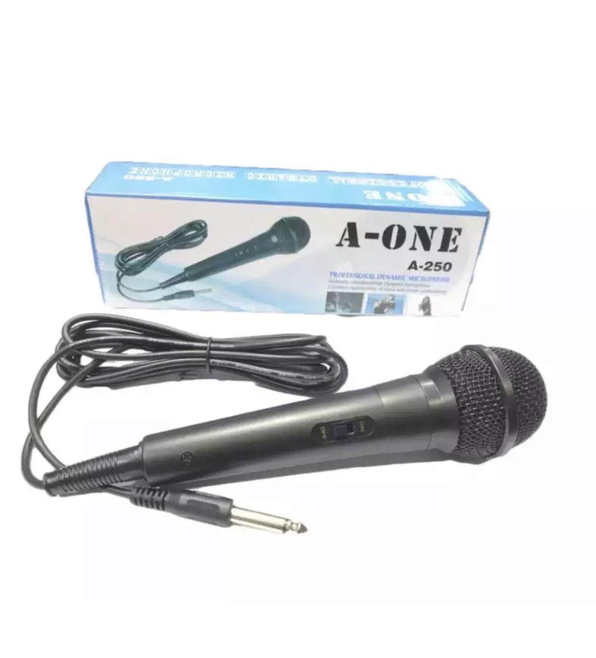 LXJ ไมค์พร้อมสาย ไมโครโฟน ร้องเพลง/พูด คาราโอเกะ Professional Dynamic Microphone LIVEA-250