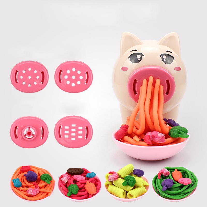 Newfashion  Play-Doh แป้งโดว์ แป้งโดว์ครบชุด ของเล่นเด็ก  ดินน้ำมัน ดินเหนียว  ของเล่นทำเส้นสปาร์เก็ตตี้ ของเล่นครัว ทำอาหาร