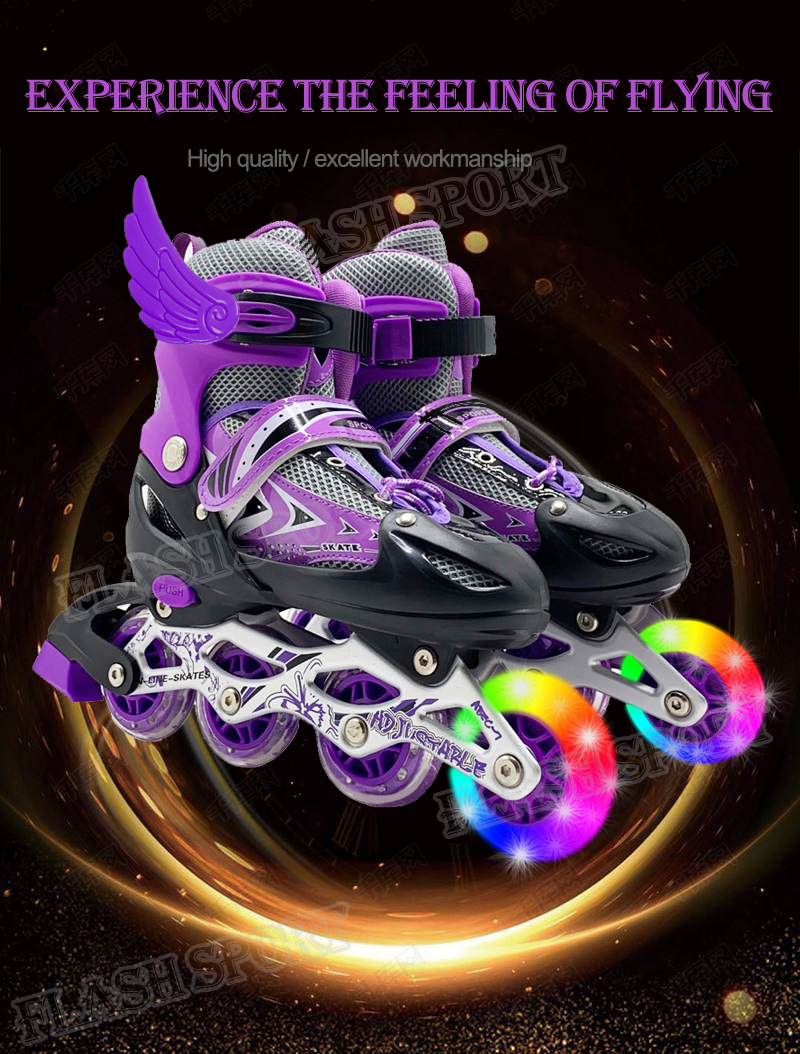 *รองเท้าอินไลน์สเก็ต รองเท้าสเก็ต โรลเลอร์เบลด Adjustable Inline Roller Blade Skates