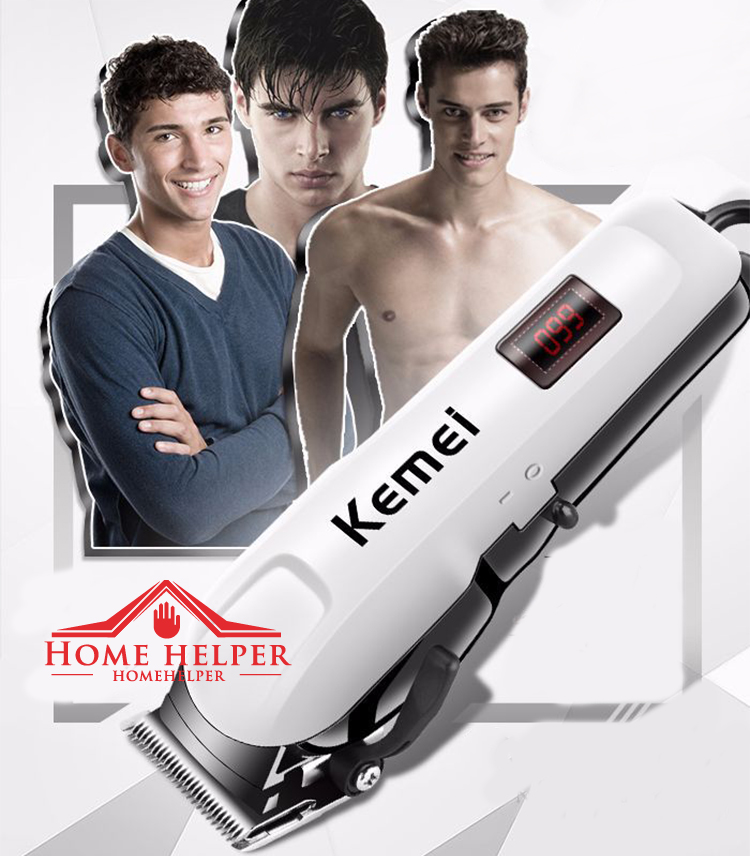 Kemei Km-809A Battery-Powered Hair Clipper, Hair Cutting Machine, Hair Clippers Cordless Battery ราคา 399 บาท*ส่งฟรี