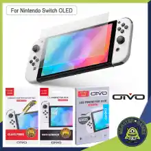 ภาพขนาดย่อสินค้าOIVO กันรอย Nintendo Switch OLED (กันรอยกระจก Nintendo Switch OLED)(กันรอยใส Nintendo Switch OLED)(ฟิมส์ใส ฟิมส์กระจก Switch Oled)