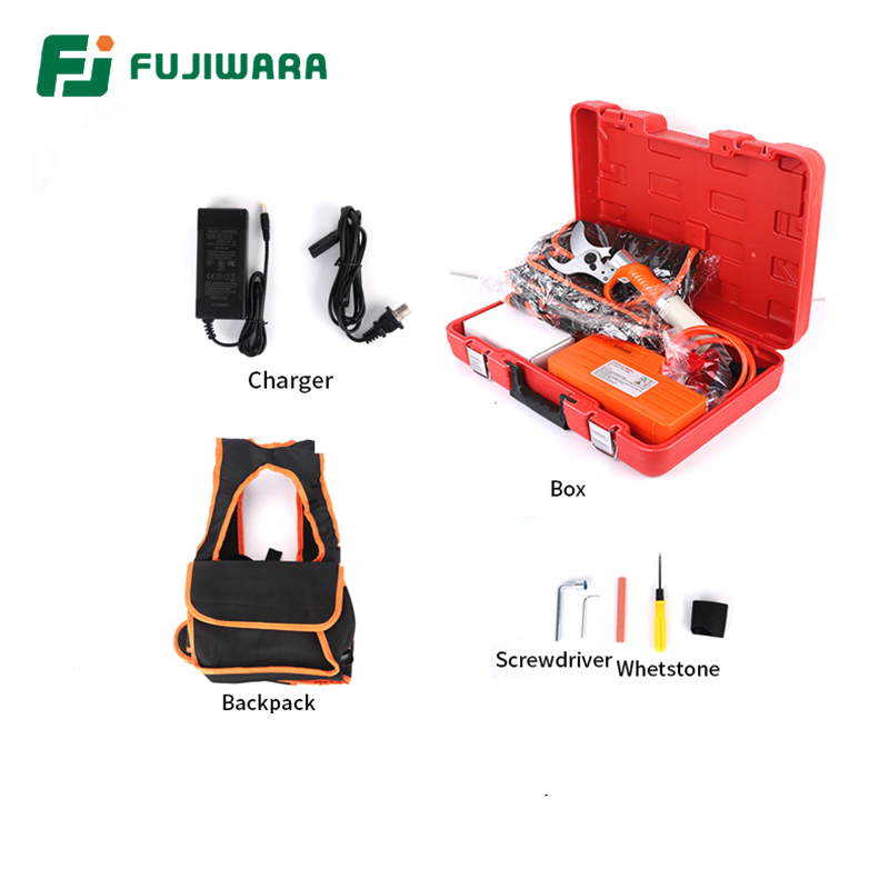 FUJIWARA 36V High Branch Pruning Shears Lithium Battery Hedge Trimmer Trim Diameter 0-45mm Adjustable Telescopic Rod 1.2-1.8m - ยี่ห้อ FUJIWARA ราคา 11,363 บาท*ส่งฟรี