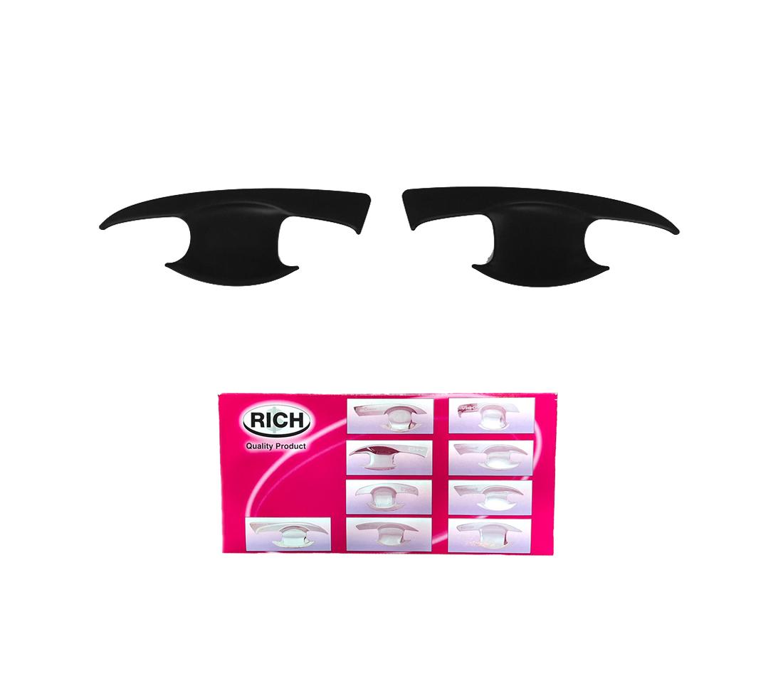 เบ้ากันรอยประตู โตโยต้ารีโว่ Toyota Revo (รุ่น2ประตู) สีดำด้านล้วน ราคา 149 บาท*ส่งฟรี