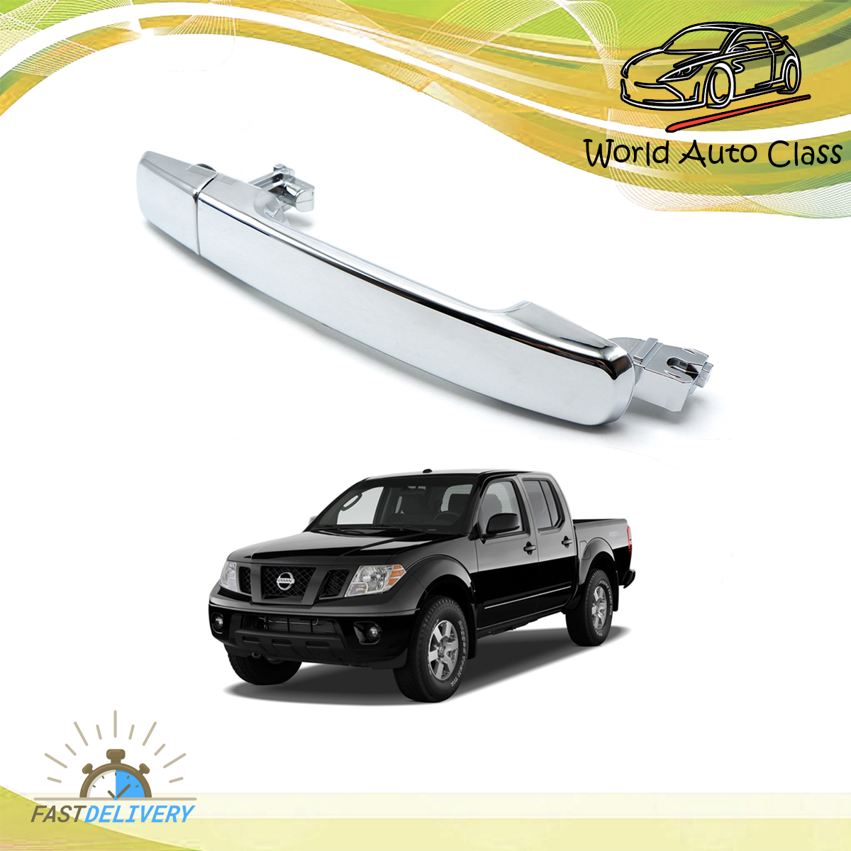 Hand open outer door color plated cool cattle oleva Aimee ี่ Cedar 700tvl1 PCs not concave key hole front left rear left/right Lh/Rh Nissan Aftermarket Parts Frontier Navara D40 door 2006 - 2014 ราคา 616 บาท*ส่งฟรี