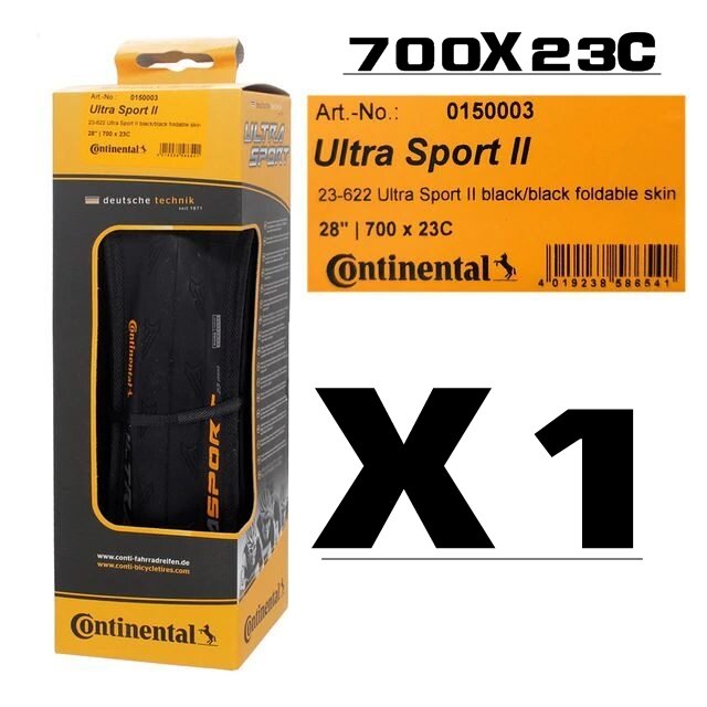 ยางนอกจักรยานเสือหมอบ Continental Ultra Sport 2,Ultra Sport 3 (มีกล่อง) ผลิตใหม่ UltraSport