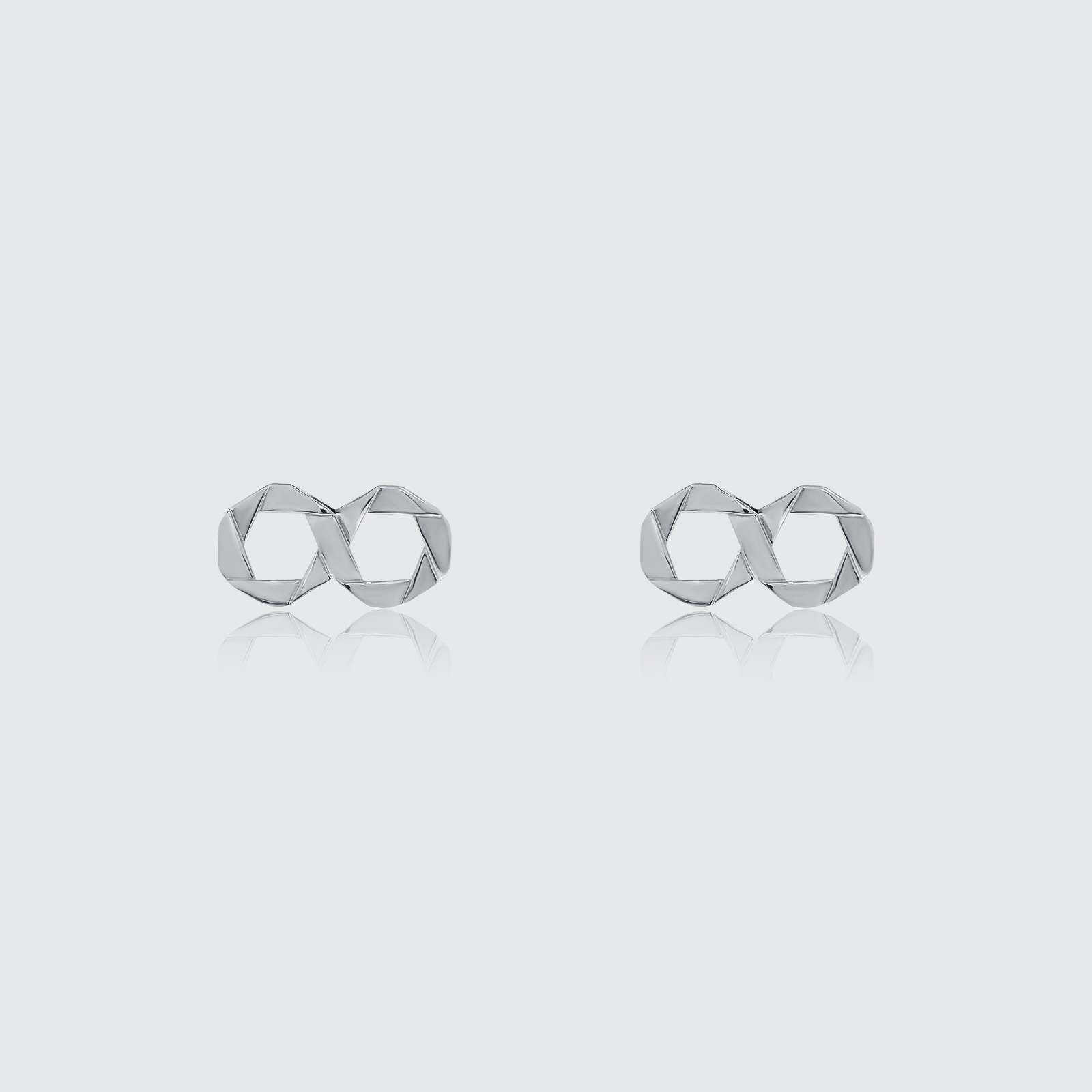 ORIGAMI LUCKY STUD EARRINGS ต่างหูลายกระดาษพับ สัญลักษณ์แห่งความโชคดี และ ความสุข  13 ลาย