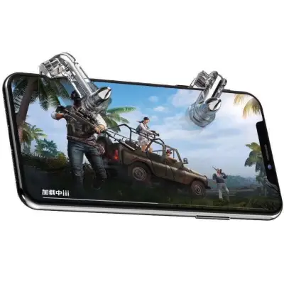 K10 For PUBG Controller Game Trigger Cell Phone Mobile Controller Fire Button Gamepad L1R1 Aim Key Joystick for iphone Samsung