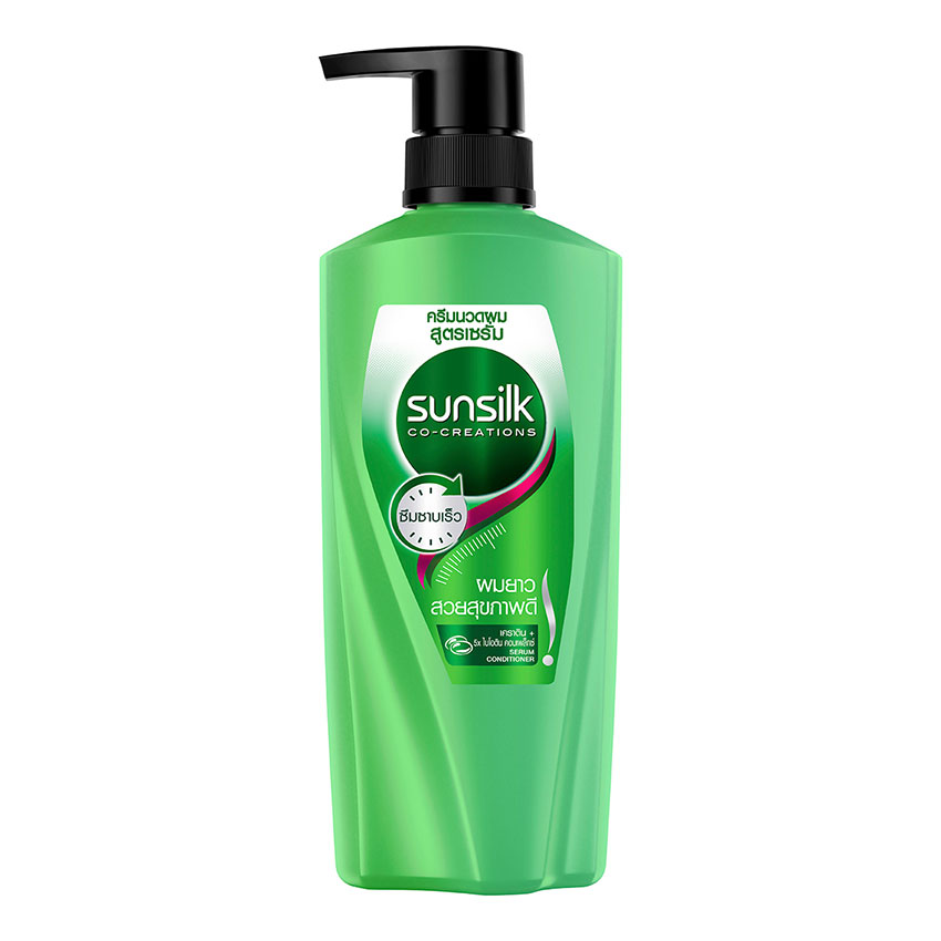 SUNSILK ซันซิล คอนดิชันเนอร์ เฮลธีเออร์ แอนด์ ลอง 650 มล.