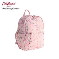 Cath Kidston กระเป๋าผู้หญิง Compact Backpack ลาย Puppy Floral สี Pink