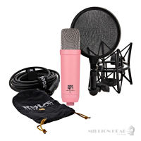 RODE : NT1 Signature Series by Millionhead ( ไมโครโฟนคอนเดนเซอร์คาร์ดิออยด์ไดอะแฟรมขนาดใหญ่เสียงรบกวนต่ำพร้อมเอาต์พุต XLR 3 พิน หน้าจอป๊อปช็อคเมาท์รวม SM6 และสาย XLR สำหรับการบันทึกและพอดแคสต์ )
