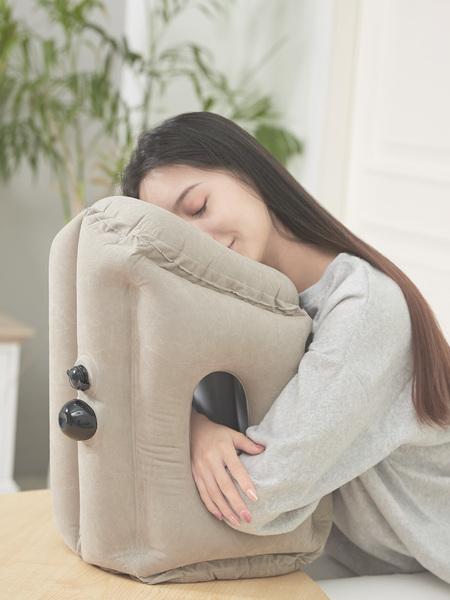 Travel Pillow หมอนเดินทางเป่าลม หมอนรองคอ หมอนเดินทาง