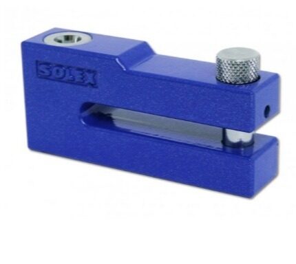 SOLEX กุญแจล็อคดิสเบรค มอเตอร์ไซค์  Model. 9030 สีน้ำเงิน